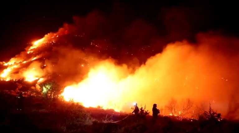 Infernos ravage Greece, forcing mass evacuations