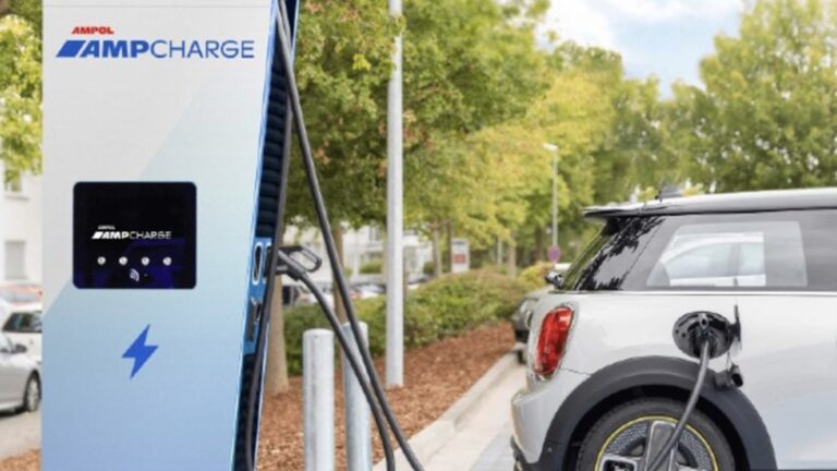 Electric vehicle adoption slows, leaving Ampol’s expansion plans in limbo